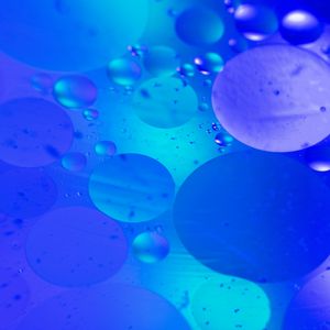 Preview wallpaper bubbles, water, blue, abstraction