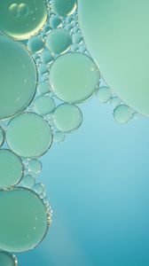 Preview wallpaper bubbles, water, blue, circles