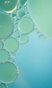 Preview wallpaper bubbles, water, blue, circles