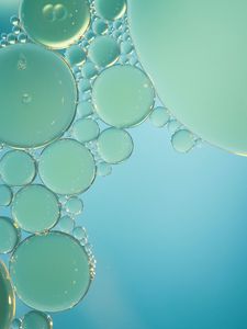 Preview wallpaper bubbles, water, blue, circles