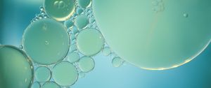 Preview wallpaper bubbles, water, blue, circles