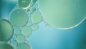 Preview wallpaper bubbles, water, blue, circles