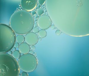 Preview wallpaper bubbles, water, blue, circles