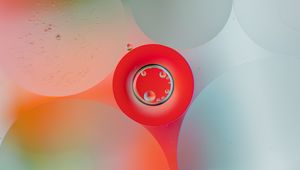 Preview wallpaper bubbles, water, circles, gradient