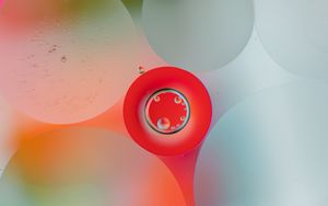 Preview wallpaper bubbles, water, circles, gradient