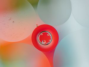 Preview wallpaper bubbles, water, circles, gradient