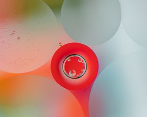 Preview wallpaper bubbles, water, circles, gradient