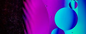 Preview wallpaper bubbles, water, circles, gradient, colorful