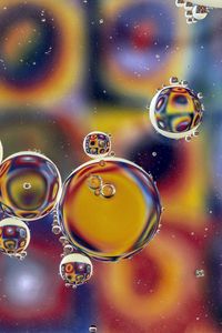 Preview wallpaper bubbles, water, colorful, blur