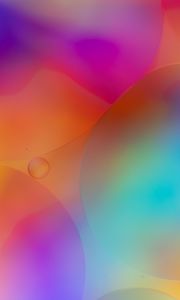 Preview wallpaper bubbles, water, colorful, gradient