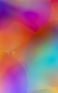 Preview wallpaper bubbles, water, colorful, gradient