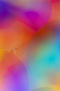 Preview wallpaper bubbles, water, colorful, gradient