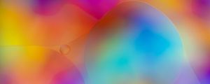 Preview wallpaper bubbles, water, colorful, gradient