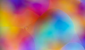 Preview wallpaper bubbles, water, colorful, gradient