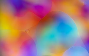 Preview wallpaper bubbles, water, colorful, gradient