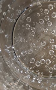 Preview wallpaper bubbles, water, glass, transparent