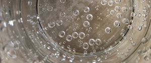 Preview wallpaper bubbles, water, glass, transparent