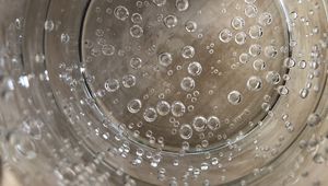 Preview wallpaper bubbles, water, glass, transparent