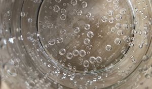 Preview wallpaper bubbles, water, glass, transparent