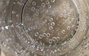 Preview wallpaper bubbles, water, glass, transparent