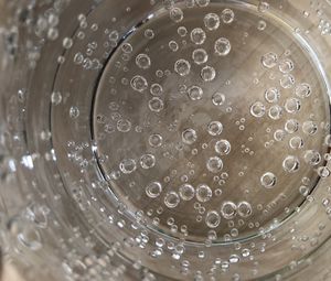 Preview wallpaper bubbles, water, glass, transparent