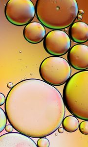 Preview wallpaper bubbles, water, gradient, colorful