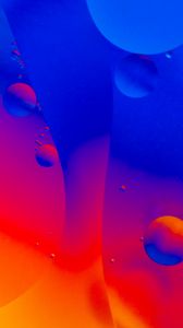 Preview wallpaper bubbles, water, gradient, colorful, abstraction
