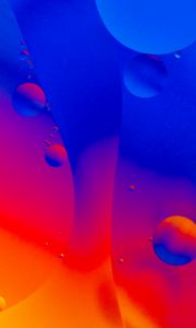 Preview wallpaper bubbles, water, gradient, colorful, abstraction