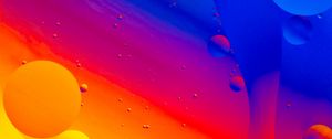Preview wallpaper bubbles, water, gradient, colorful, abstraction