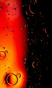 Preview wallpaper bubbles, water, gradient, dark, black