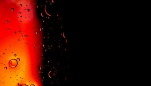 Preview wallpaper bubbles, water, gradient, dark, black