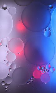 Preview wallpaper bubbles, water, gradient, abstraction, circles