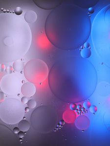 Preview wallpaper bubbles, water, gradient, abstraction, circles