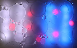 Preview wallpaper bubbles, water, gradient, abstraction, circles