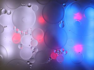 Preview wallpaper bubbles, water, gradient, abstraction, circles