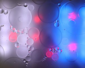 Preview wallpaper bubbles, water, gradient, abstraction, circles