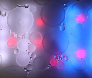 Preview wallpaper bubbles, water, gradient, abstraction, circles