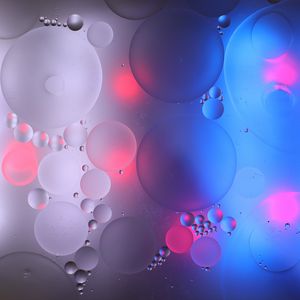 Preview wallpaper bubbles, water, gradient, abstraction, circles