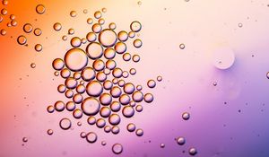 Preview wallpaper bubbles, water, liquid, gradient