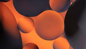 Preview wallpaper bubbles, water, liquid, dark