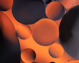 Preview wallpaper bubbles, water, liquid, dark