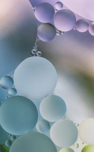 Preview wallpaper bubbles, water, liquid, faded
