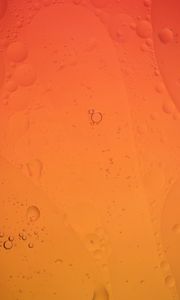 Preview wallpaper bubbles, water, orange