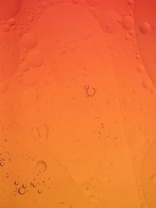 Preview wallpaper bubbles, water, orange