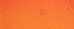 Preview wallpaper bubbles, water, orange