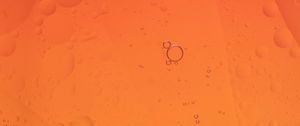Preview wallpaper bubbles, water, orange