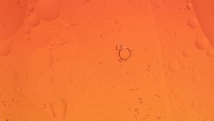 Preview wallpaper bubbles, water, orange