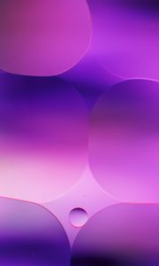 Preview wallpaper bubbles, water, purple, gradient