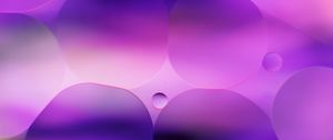 Preview wallpaper bubbles, water, purple, gradient