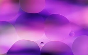 Preview wallpaper bubbles, water, purple, gradient